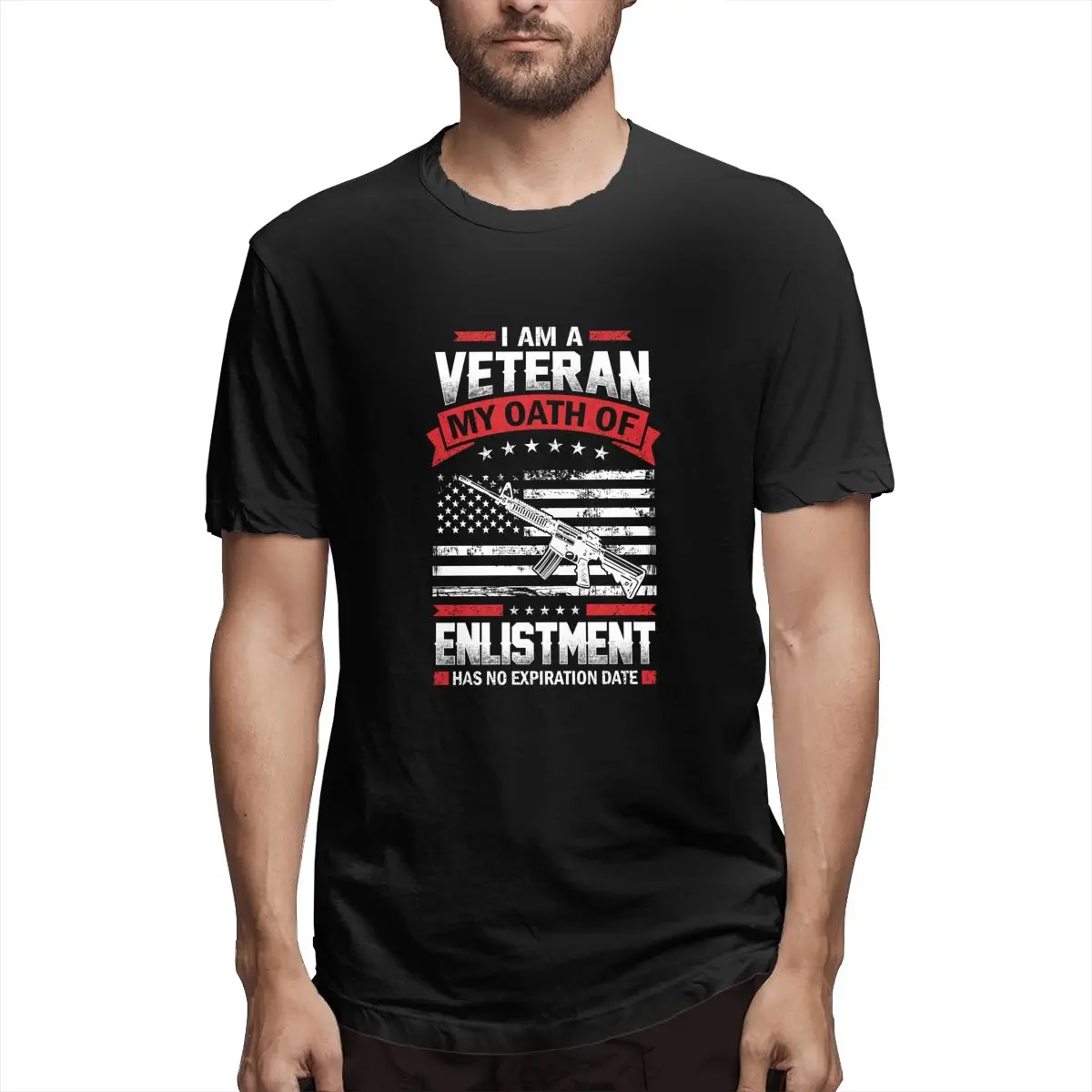 

War Veteran Streetwear Premier Cotton t-shirt Short Sleeve Men 3d Printed New