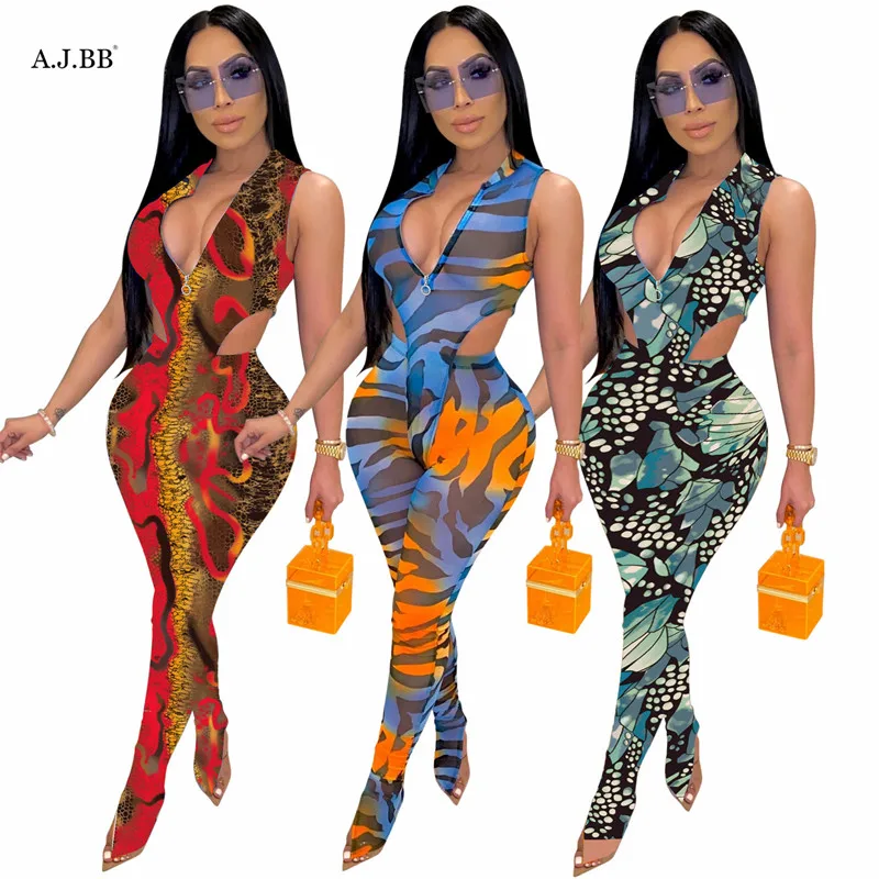 

Европейский сексуальный полосатый комбинезон для ночного клуба, модный тонкий женский жилет на молнии без рукавов