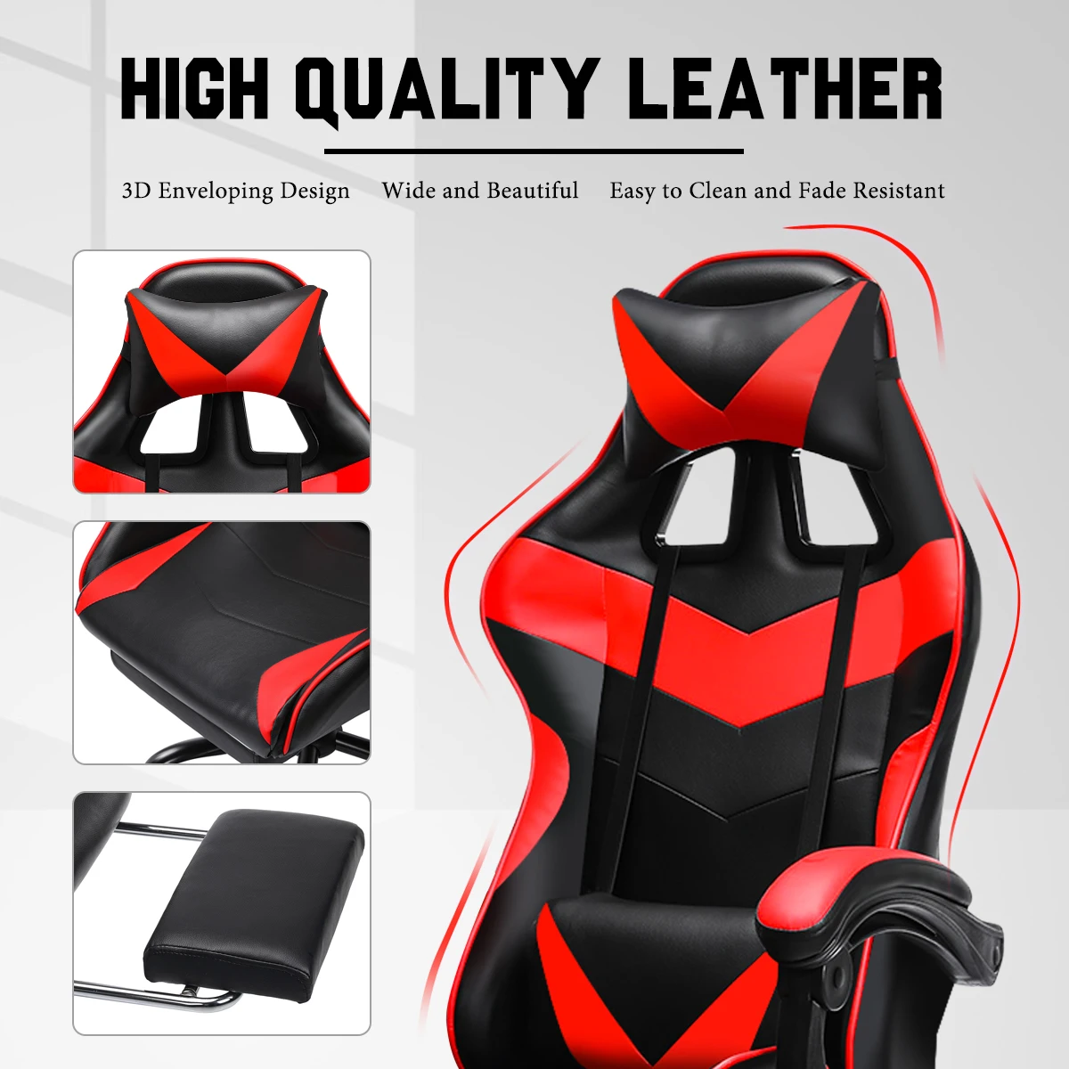 Office Gamer Chair WCG Gaming Home Internet Cafe Ergonomic Computer Swivel Lifting Lying Footrest Desk | Мебель