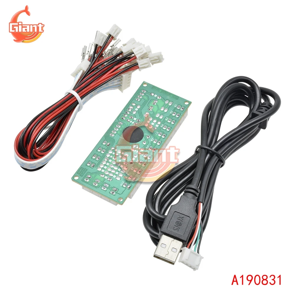 USB аркадный джойстик печатная плата Нулевая задержка энкодер ПК для джойстика
