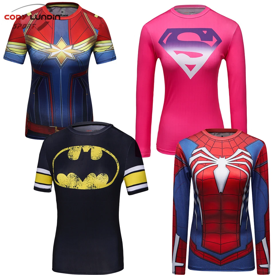 Футболка для MMA компрессионные колготки Rashguard женщин спортивные боксерские