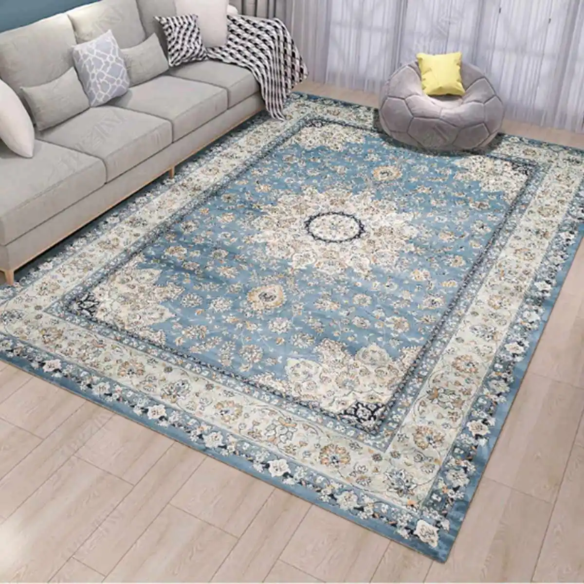 

NEW Persian Style Carpet Living Room Nordic Bedroom Carpet Home Decor Sofa Rug Coffee Table Floor Mat Study Room Vintage