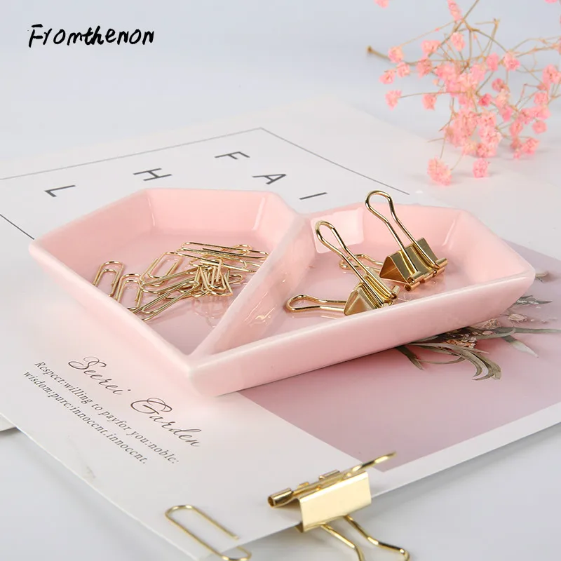 Набор розовых канцелярских принадлежностей для офиса держатель лотка с зажимами