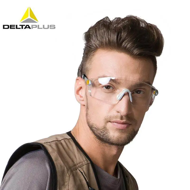 Deltaplus Safety Chemical Goggles Anti-impact Glasses Striking Resistant Eyewear Protective PC Lens Soldering |