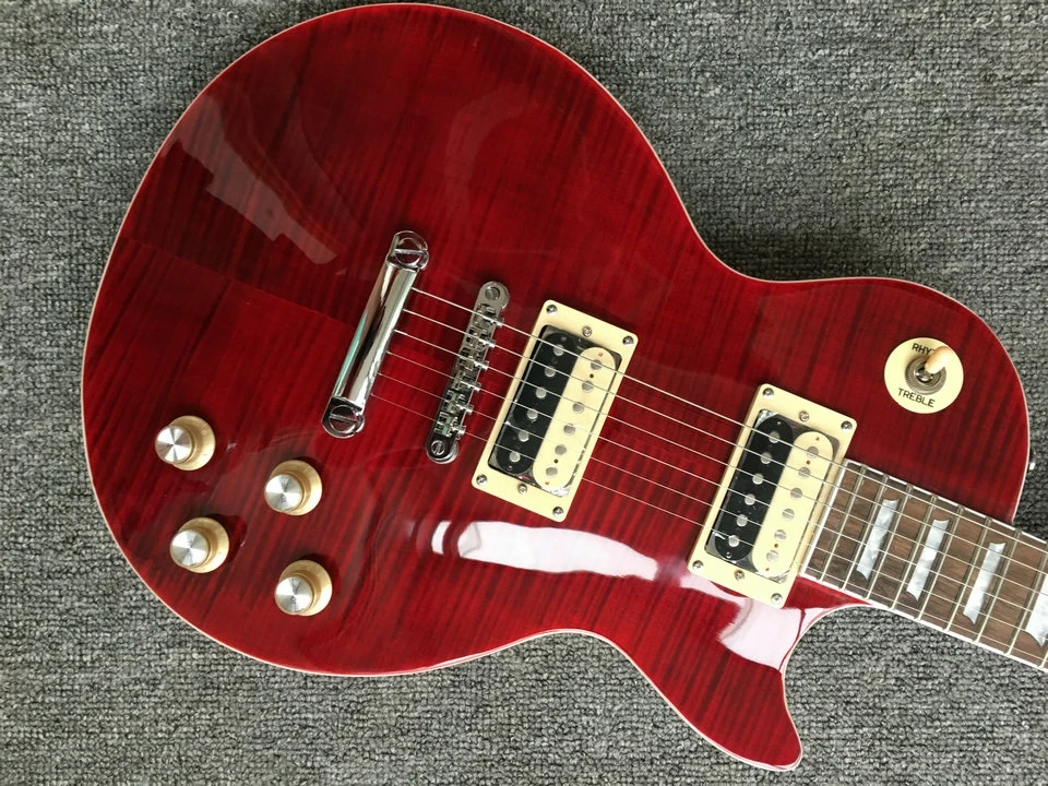Горячая Распродажа. Электрическая гитара. tiger flame top. Ручная работа гитара с 6