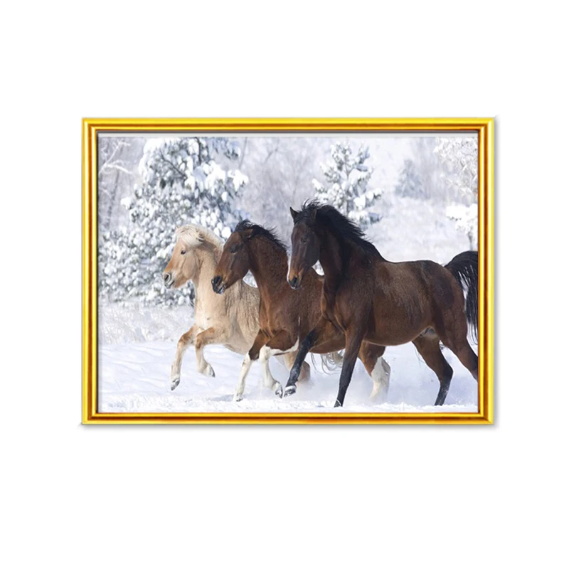 

5D DIY Diamond Painting Animal Cross Stitch Kit Mosaic Diamond Embroidery Horse Full Round Drill Home Decoration Gifts Handmade