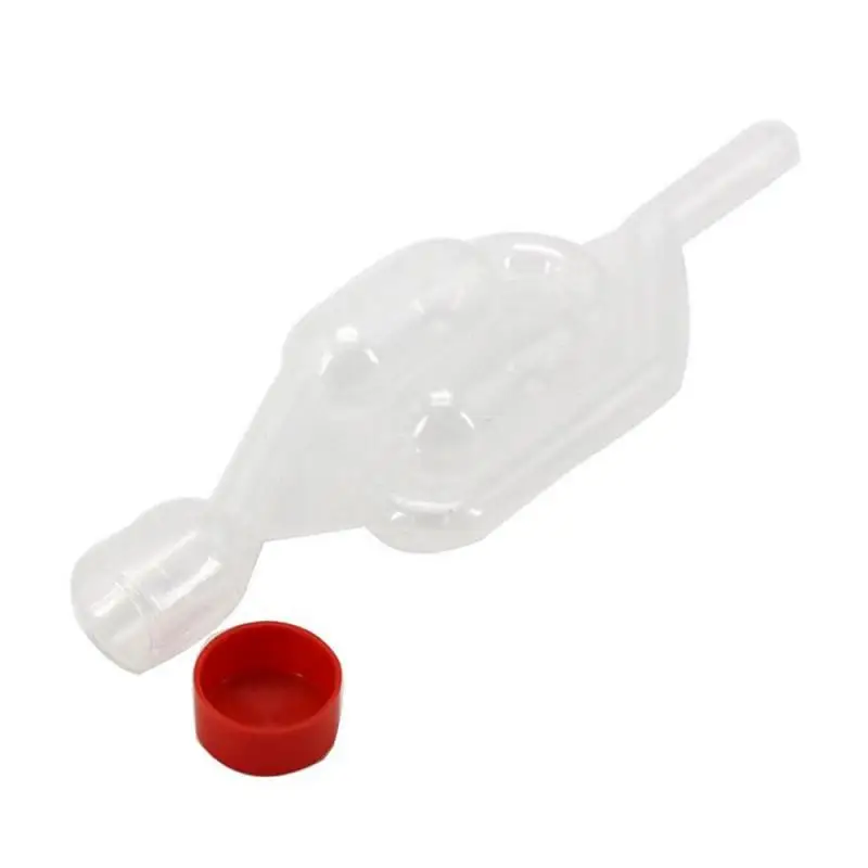

Wine Making Exhaust Check Valve Water Sealed Plastic Air Lock Brew Wine Ferment Home Brewing Wine Making