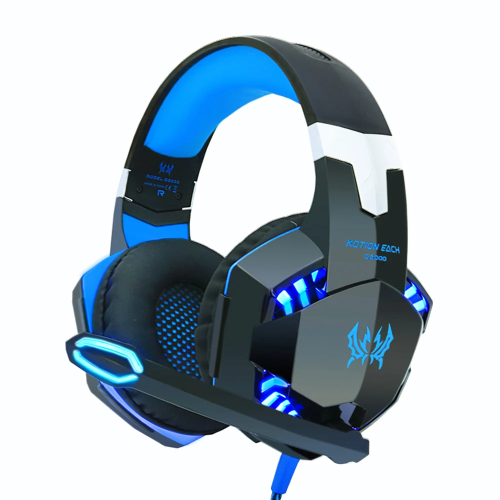 KOTION EACH PS4 игровая гарнитура Проводные Игровые наушники глубокий бас стерео шлем с