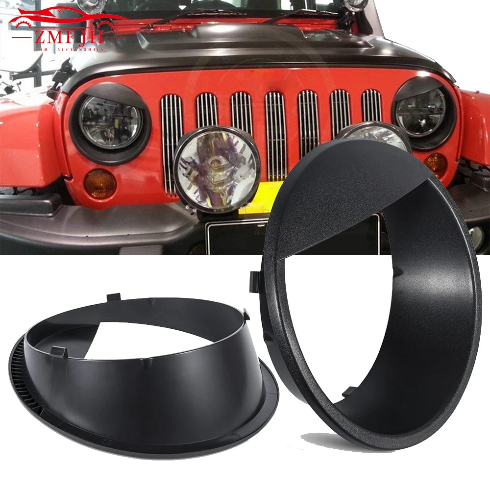 " передний светильник, головной светильник, Angry Bird style, накладка ABS для Jeep Wrangler JK JKU 2007-, спортивный/Sahara Freedom, автомобильный аксессуар