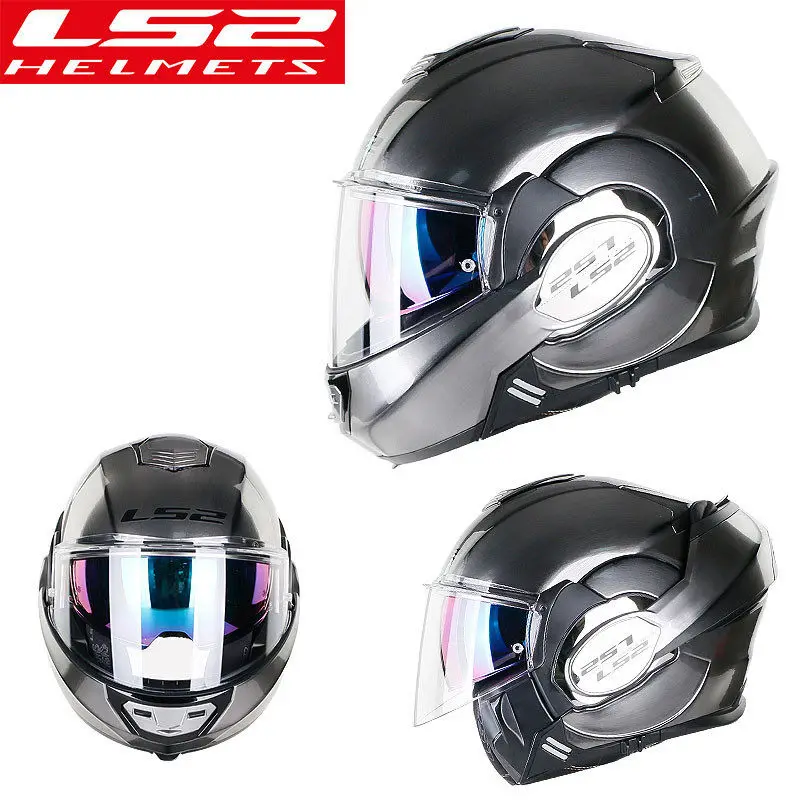 16 LS2 FF399 откидной мужской мото rcycle шлем модульный Мото Кросс Полный лицевой шлем Capacete ls2 casco moto ls2 шлем - Цвет: 16
