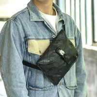 american retro shoulder messenger bag soft calfskin briefcase mens leather chest bag