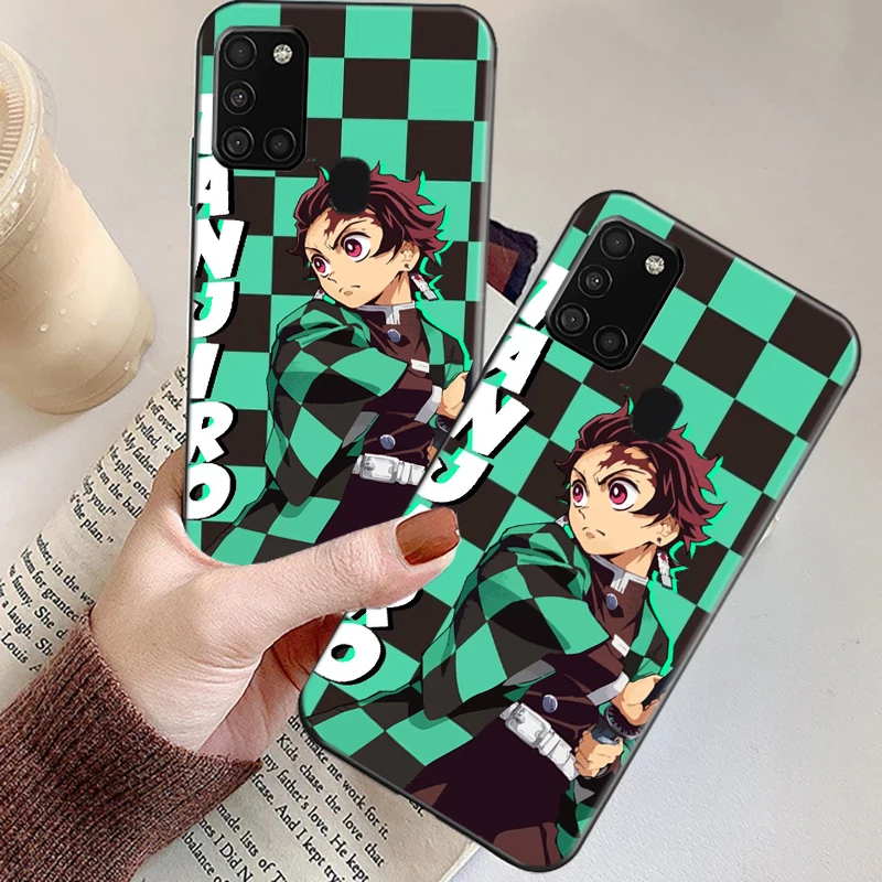 

Demon Slayer Anime Phone Case For Samsung Galaxy A11 A21S A31 A32 4G5G A41 A42 4G 5G A51 A71 Nezuko Tomioka Giyuu Soft TPU