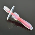 1 шт., детская мягкая силиконовая щетка для ухода за полостью рта, учебная зубная щетка