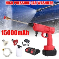 15000mah cordless high pressure washer spray water gun car wash pressure water nozzle cleaning machine for makita 18v battery