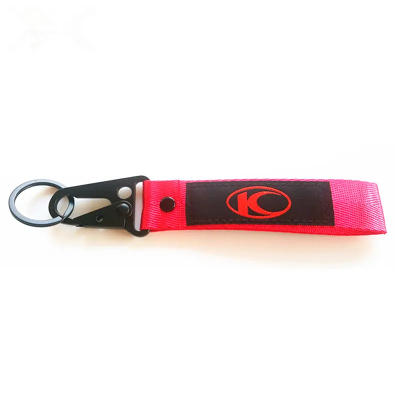 

Embroidery Key Holder Chain Collection Keychain Motorcycle Embroidered Keyring For KYMCO