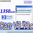 Аккумулятор GUKEEDIANZI BR50 1350 мАч для Motorola Razr V3 V3c V3E V3i V3m V3r V3t V3Z Pebl U6 Prolife 300 500 аккумулятор