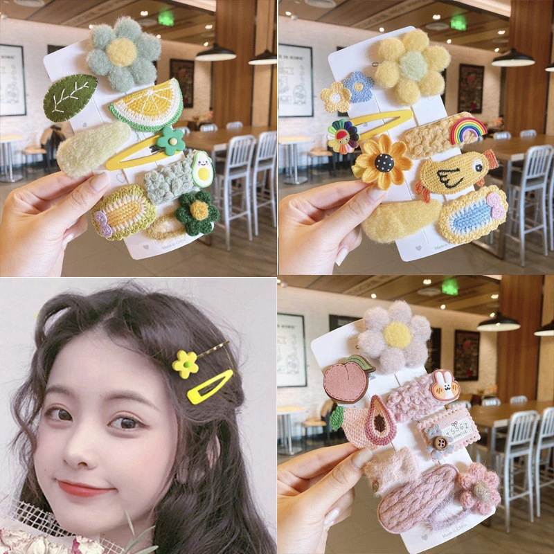 

Модные заколки для волос милые животные фрукты аксессуары для волос для женщин девочек корейские заколки для волос kawaii заколки повязка на г...