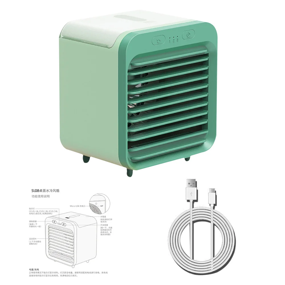 

150ml Mini Air Conditioner Cooler Home Office Portable Humidifier Cooling Fan Portable, mini , with efficient cooling function.