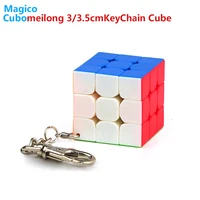 moyu 3x3 keychain mofangjiaoshi 33 5cm mini 3x3x3 magic cube professional educational toys key ring cubo magico puzzle toy gift