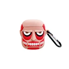 Мягкий силиконовый чехол Agrotera для AirPods Pro 1, 2, 3, аниме, 3D милый мультяшный персонаж, японская Атака Титанов анимационный комикс