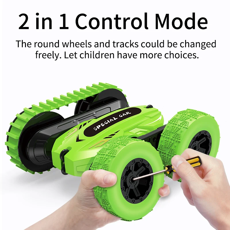 Машинка трюковая JJRC Q95 4WD для мальчиков 2 4 ГГц радиоуправляемая гоночная машина в 1