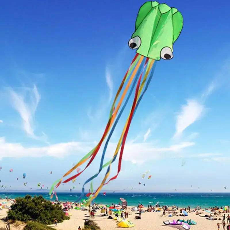Высокое Качество Мягкий Осьминог воздушный змей с ручкой линии открытый игрушки