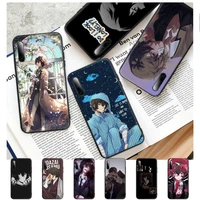 anime bungou stray dogs dazai osamu silicone cell phone cover for honor 7a pro 7c 8a 8x 8s 8 9 10i 10 20 lite case