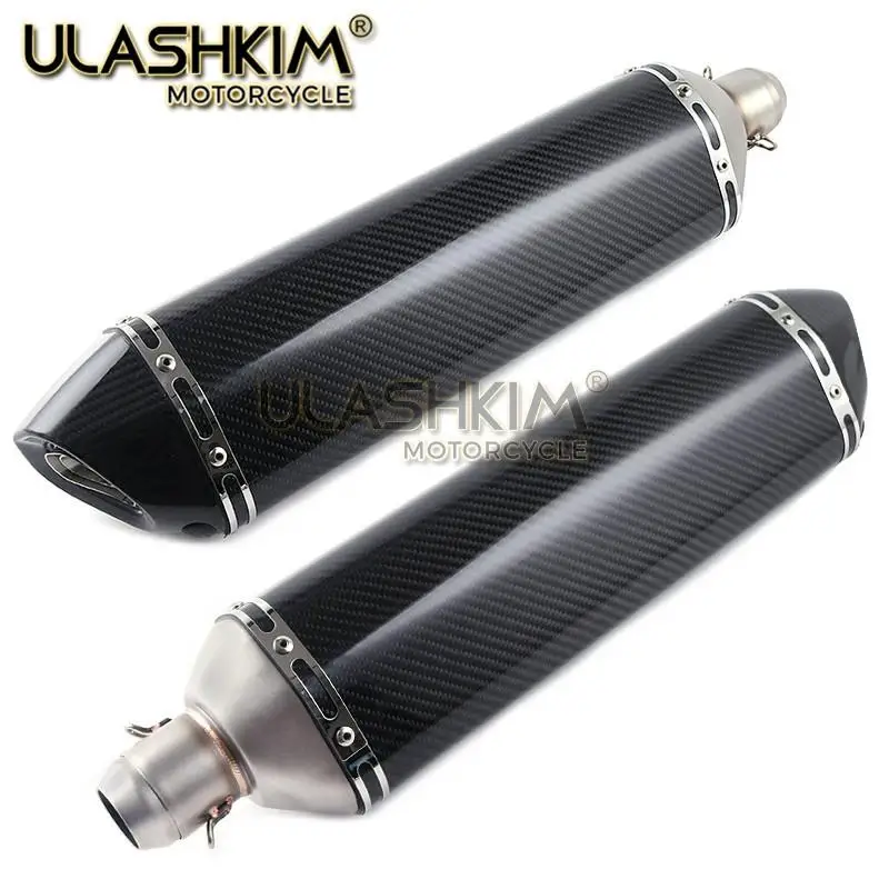 Модифицированная Передняя средняя труба скутер глушитель Escape полная система без