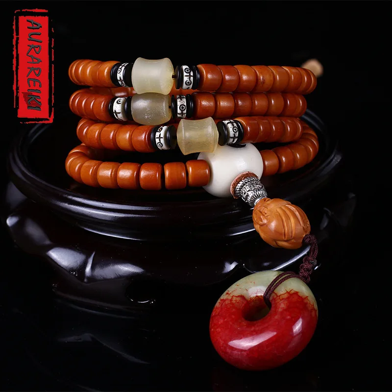 108 бусины для молитвы натуральные верблюжьи браслет из кости буддийские