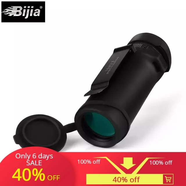 BIJIA 10x42 высококачественные однофокусные оптические линзы Монокуляр нескользящий