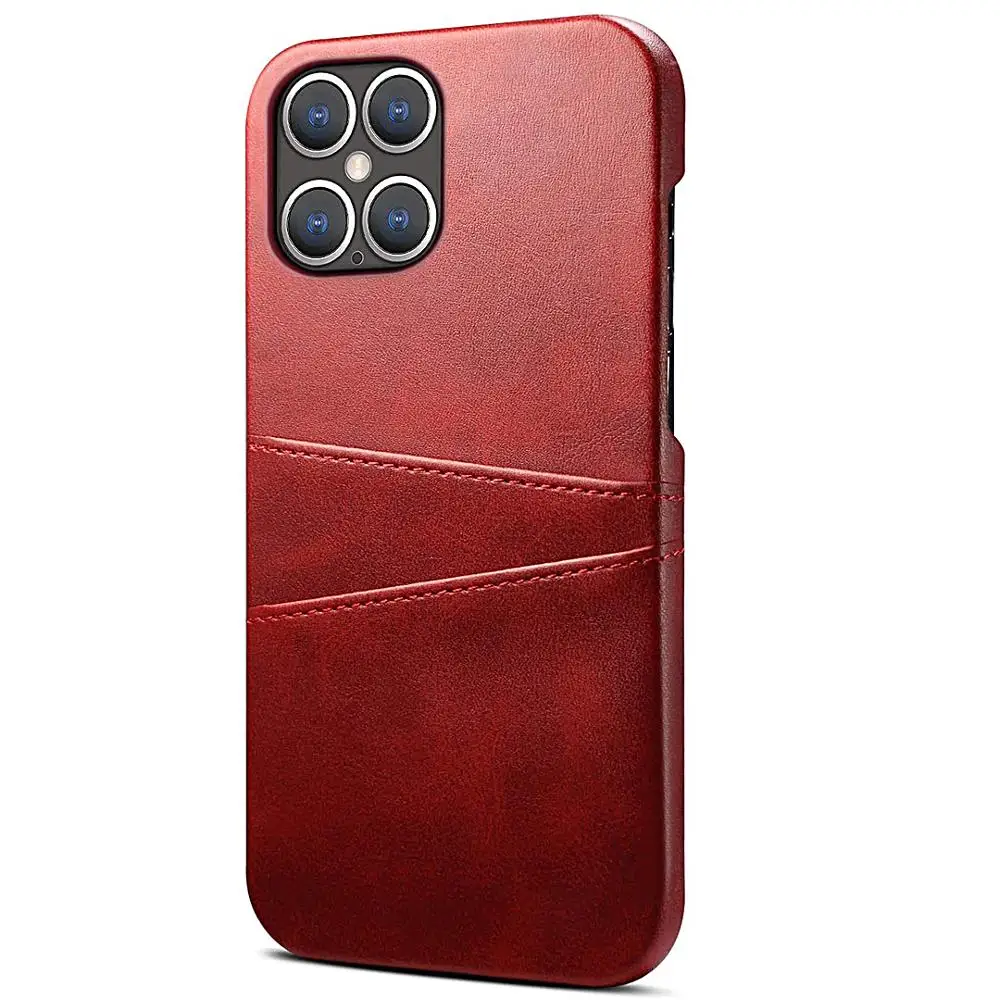 Кожаный чехол для телефона из искусственной кожи iPhone 12 Pro MAX ультра тонкий кошелек