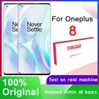 Оригинальный дисплей 6,55 дюйма, сменный дисплей для OnePlus 8 AMOLED, фотодисплей для 1 + 8 IN2013 IN2017 IN2010