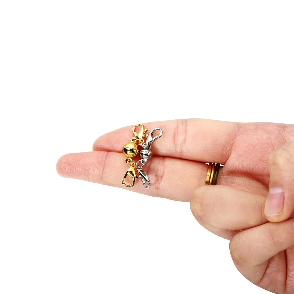 Медные магнитные застежки с карабином коннекторы для ожерелий браслетов крючки