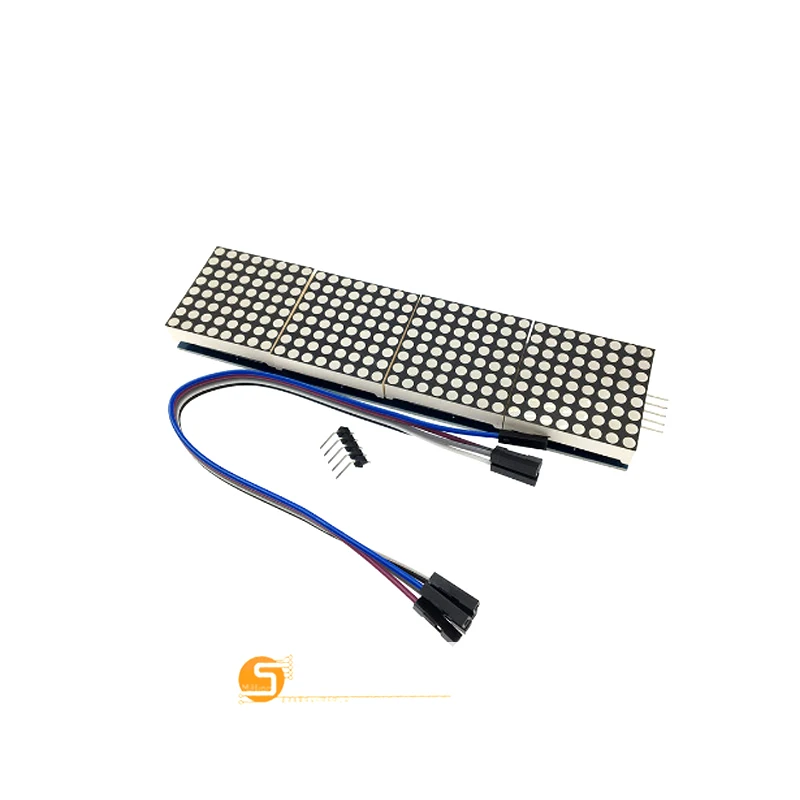 Бесплатная доставка MAX7219 матричный модуль для Arduino микроконтроллер 4 в одном