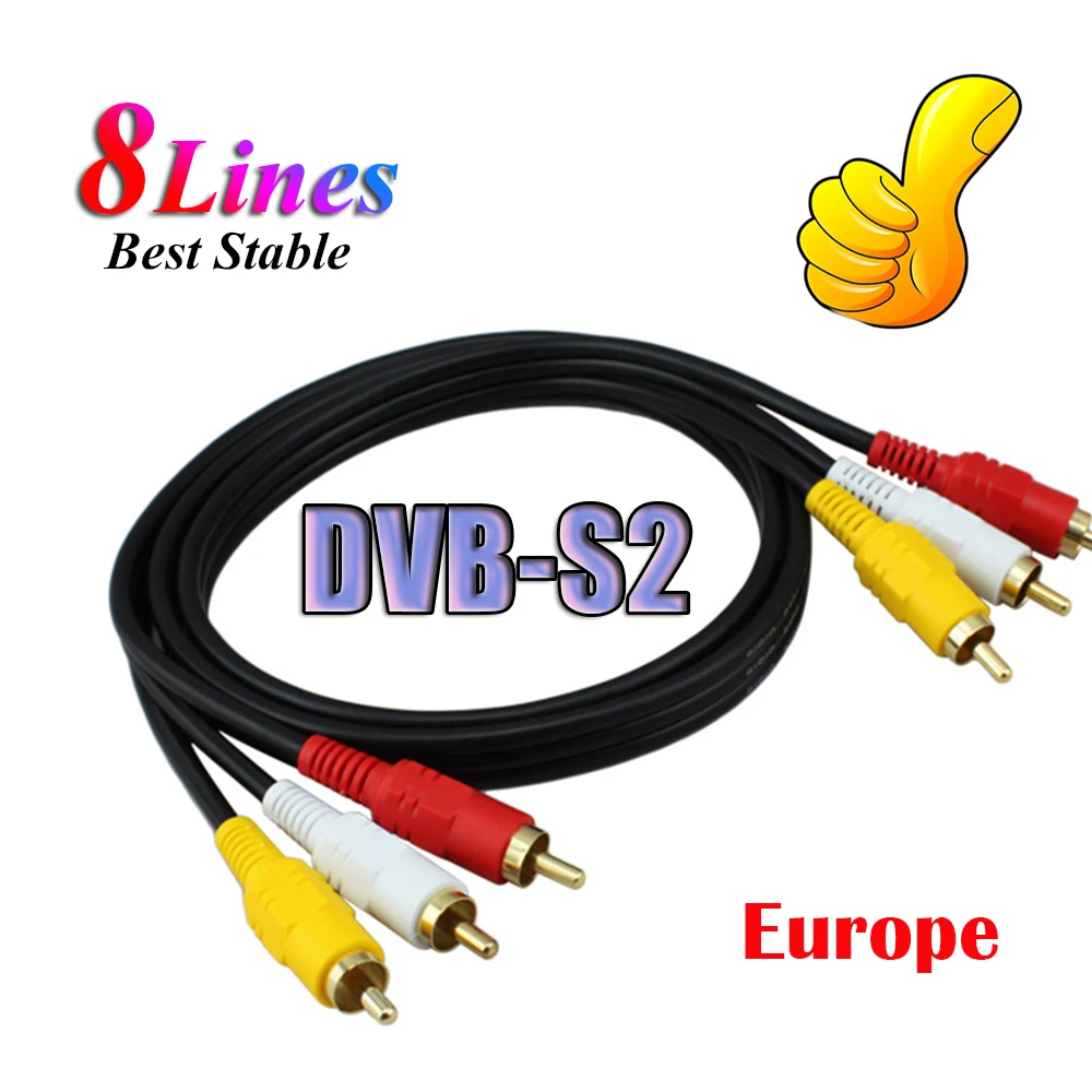 

Европа dvb S2 стабильный кабель Cline HD TV поддержка захвата v9 IPS2 X800 X800S V7 V8 NOVA 8 линий