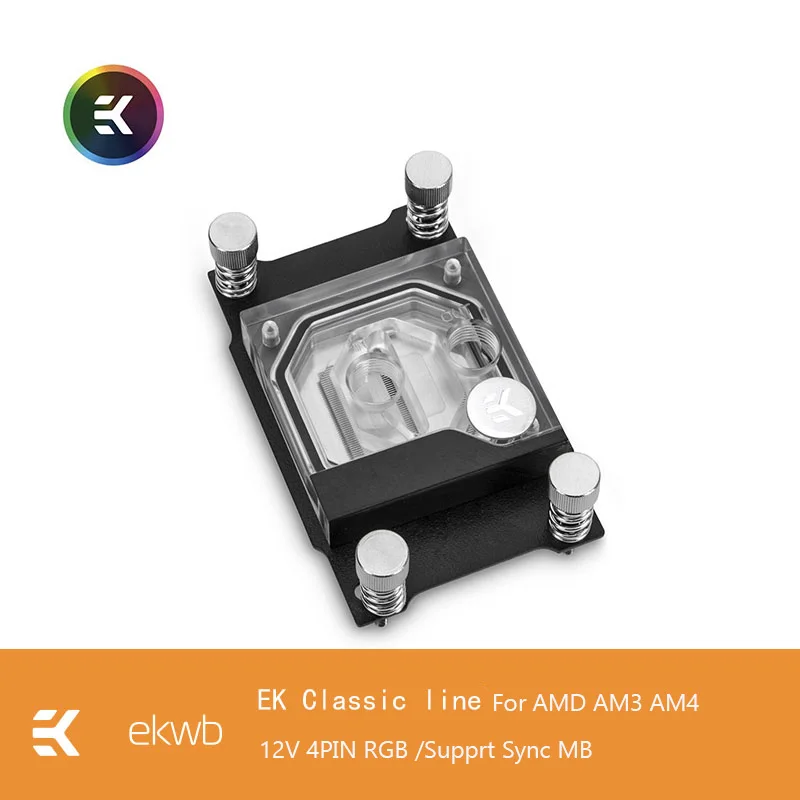 EK Supremacy классический водяной блок для процессора AMD AM4 12 В RGB 4pin светильник полоса