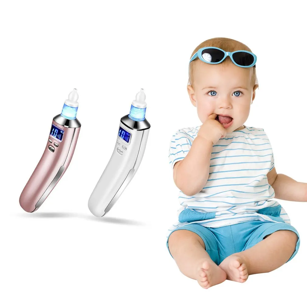 Электрический детский аспиратор с 5 зубцами для здоровья носа Безопасный