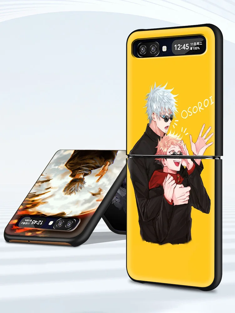 

Anime Jujutsu Kaisen Phone Cover For Samsung Galaxy Z Flip Case Slim Hard PC Phone Cases For Galaxy Z Flip 5G Luxury Shell