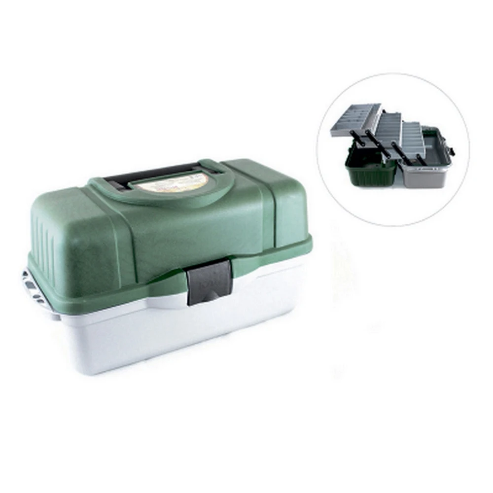 Рыболовный ящик Следопыт с 3-мя подъемными полками | Спорт и развлечения