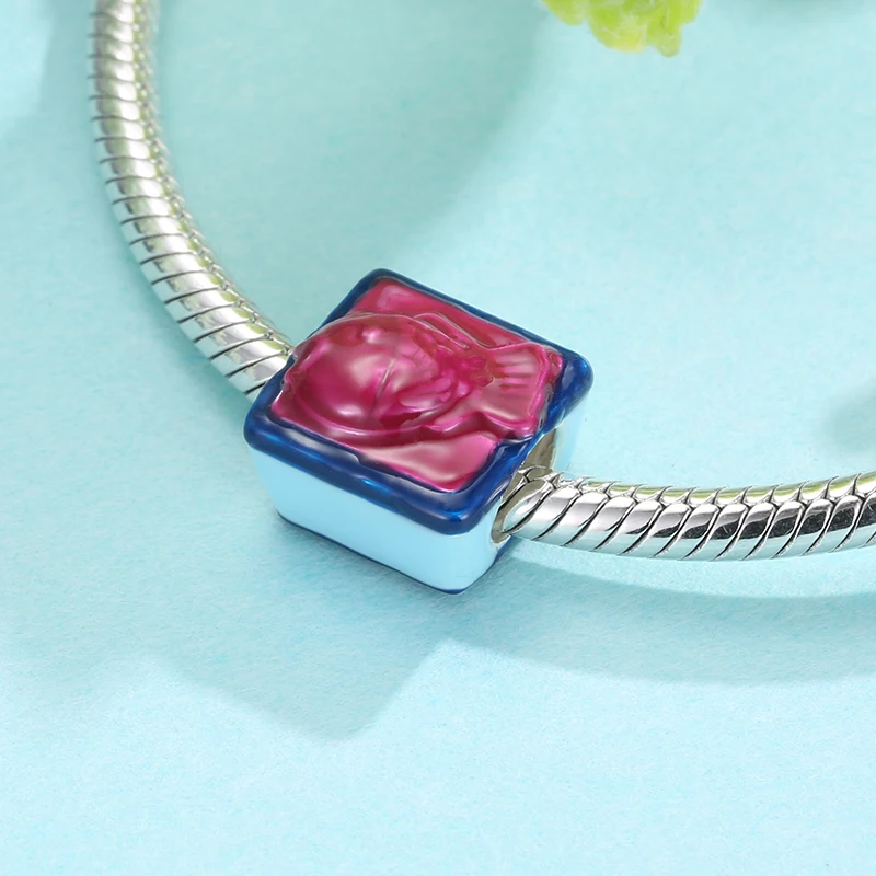 Высокое качество Осьминог суши с лососем 925 стерлингового серебра металлические