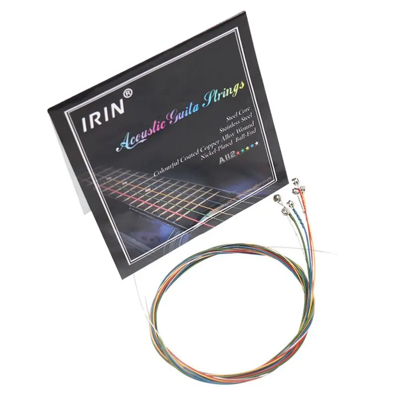 

IRIN Folk Guitar String A112 Colors 6PCS Professional strings