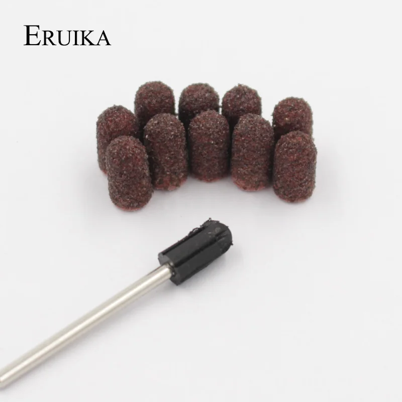 ERUIKA 10 шт. 5*11 мм шлифовальные ленты блочные колпачки резиновая шпилька рукоятка