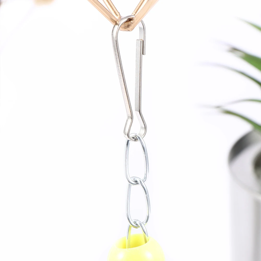 Подвесная игрушка-колокольчик для попугаев птица белка забавная цепочка игрушка