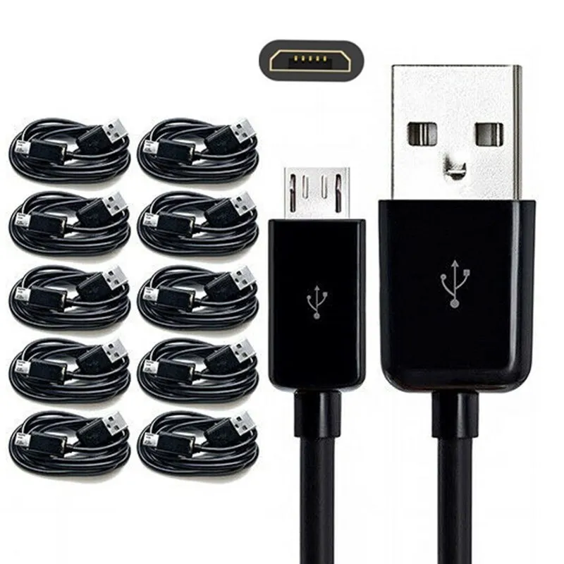 10 шт./лот Micro USB зарядное устройство кабель для быстрой зарядки телефонов Samsung A10E M10