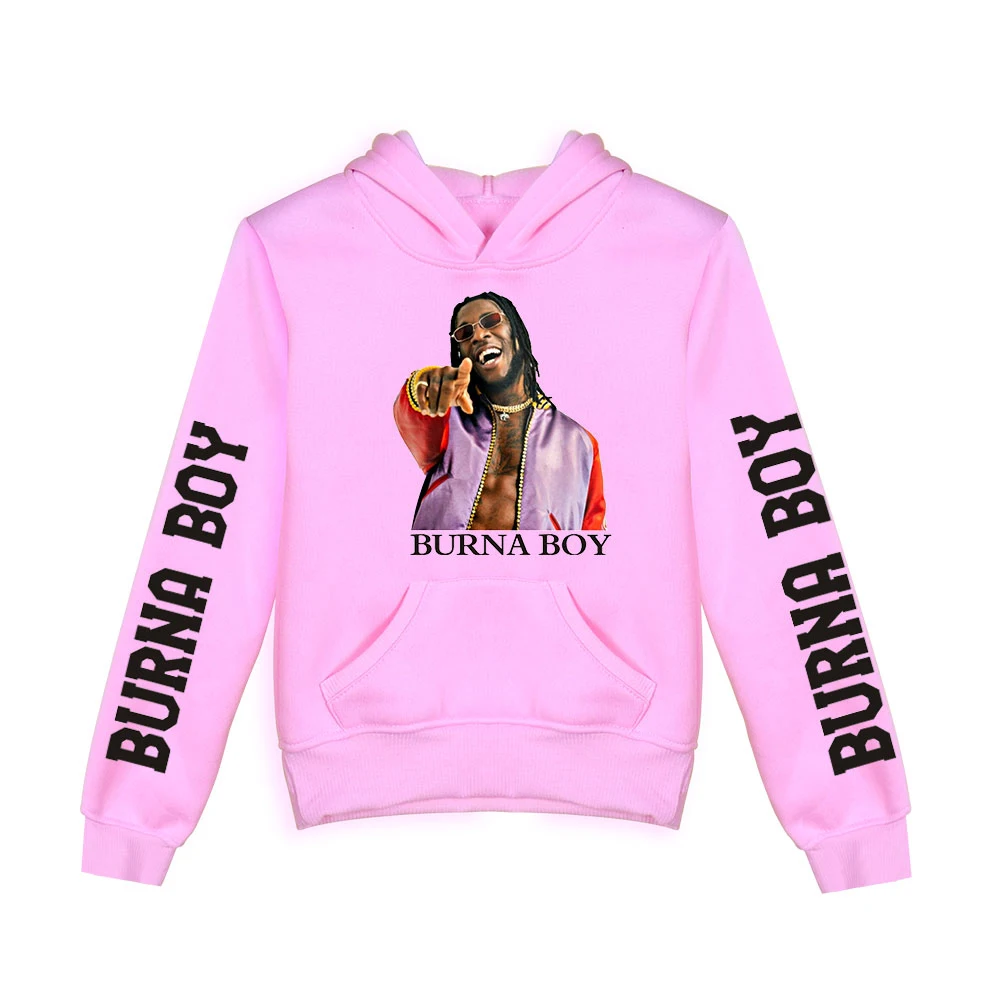 

Burna Boy Hoodie Kids Size Boys&Girls Long Sleeve Hooded Sweatshirts Children's Hoodies Hip Hop Reggae Harajuku Clothes