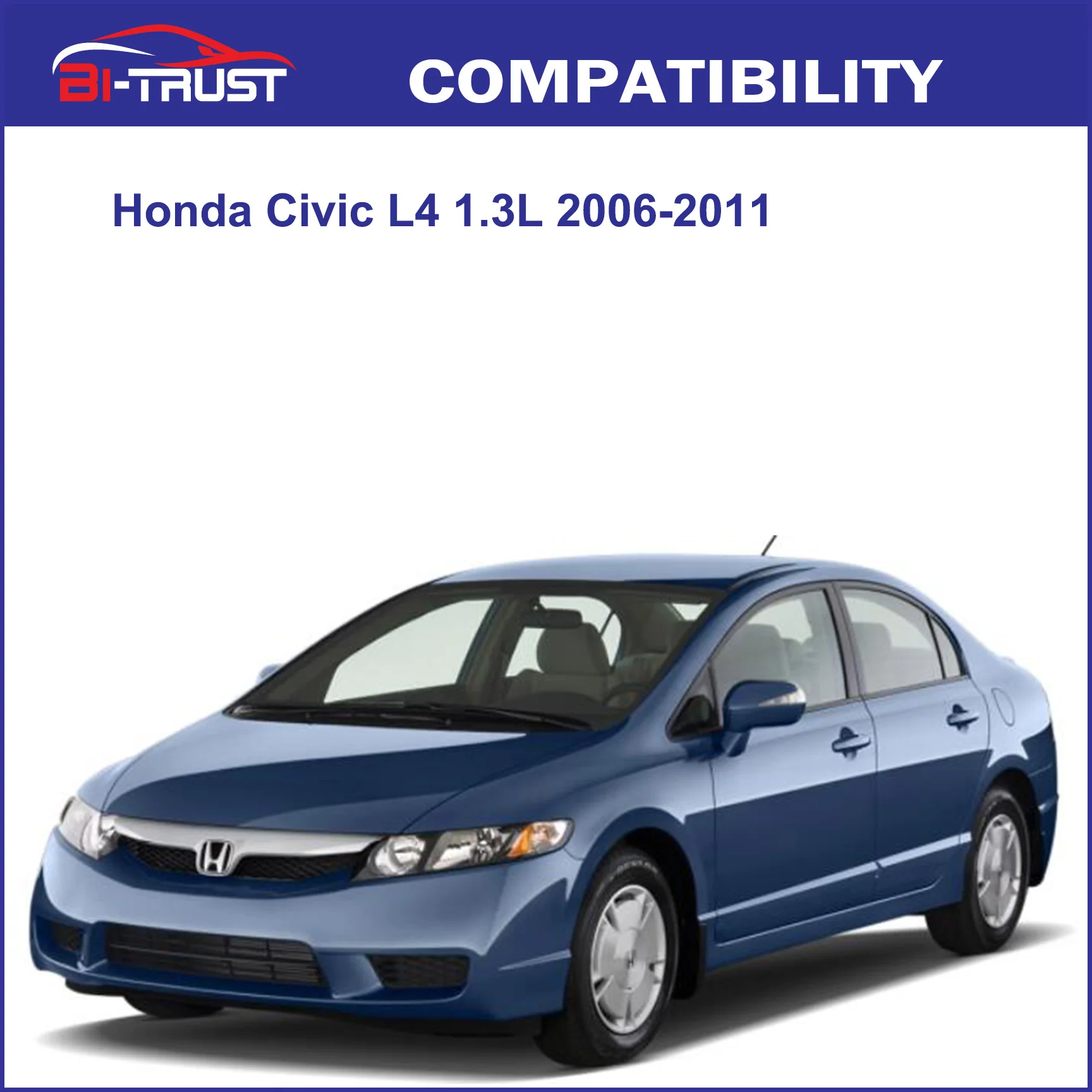 Bi-Trust Combo Set Engine &Cabin Air Filter for Honda Civic L4 1.3L Hybrid 06-11 A10490 17220-RMX-000
