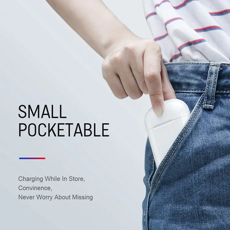 I7S наушники-вкладыши TWS с Беспроводной Bluetooth наушники 5 0 воздушный мини зарядный