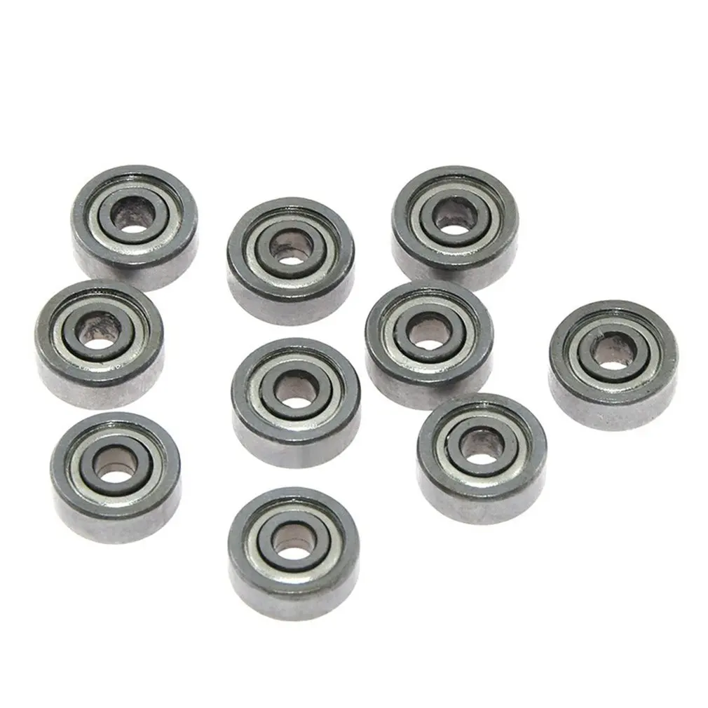 

Bearings Mini Bearing Flanged Miniature Mini Deep Trough Ball Bearings Deep Flanged Pulley Wheel For 3D Printer