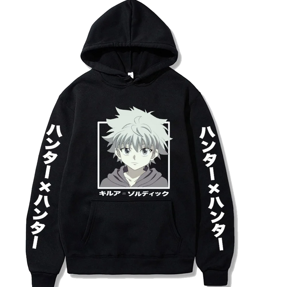 

Hunter X Hunter Anime Hoodie Pullovers Top Long Sleeve Loose Casual Fashion Man Woman Cloth