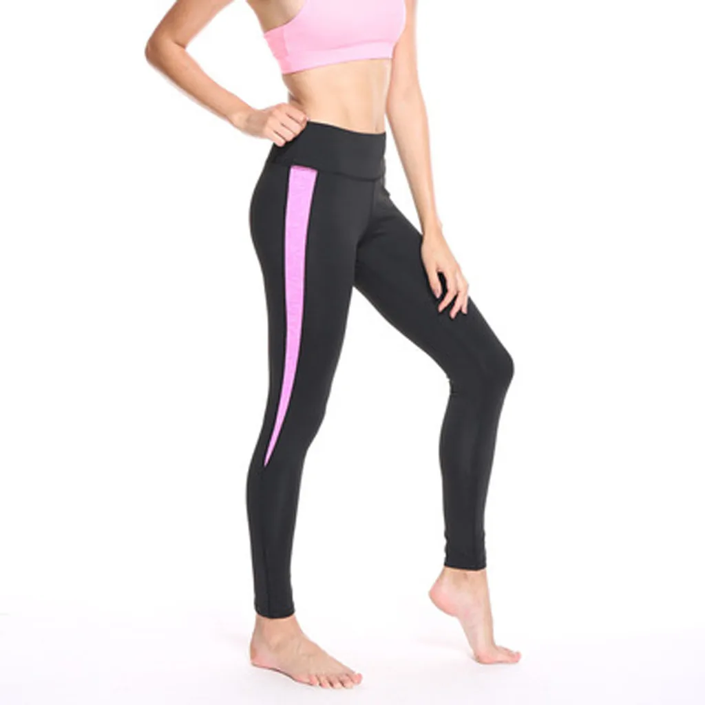 Бесшовные леггинсы с высокой талией женские эффектом пуш-ап обтягивающие штаны